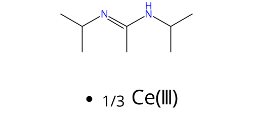 Tris(N,N -di-isopropylacetamidinate) Cerium Chemical Structure